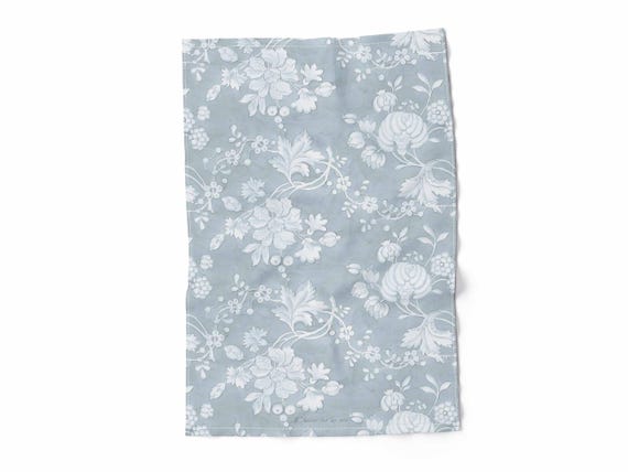 Towel, French Blue color, Anna Maria Garthwaite, Spitalfields, 1752 - 1753