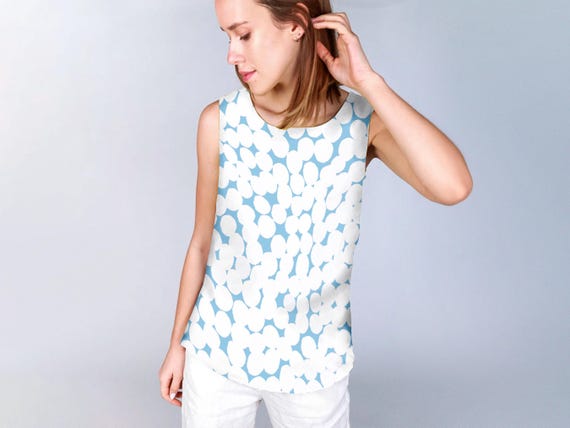 Linen top, Sea Pebbles, women blouse, linen shirt, 100% linen, tank top