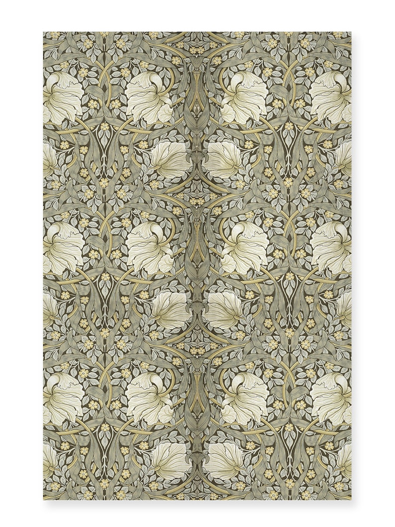 Linen Love William Morris Pimpernel Kitchen Towel
