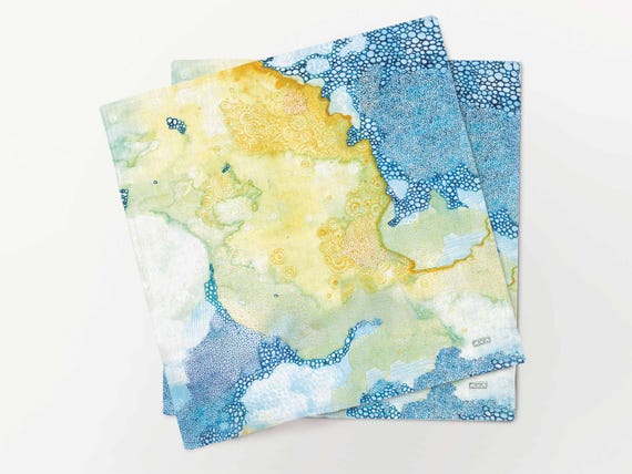 Napkins set, Bubbles, 100% linen, napkins cloth, fabric napkins