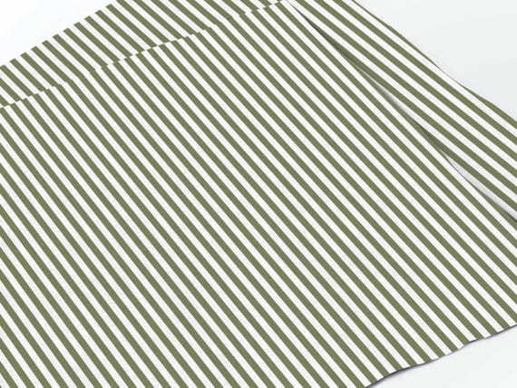 Placemats set, Fern Stripes, Home decor, Eclectic look, 100% linen