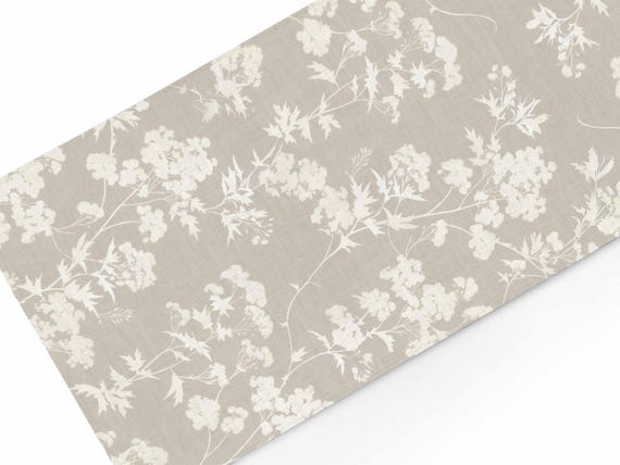 Table Runner, Cotton Meadow, Floral Table Runner, Elegant Table Runner