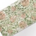 Table runner, William Morris, Honeysuckle, 100% linen, linen table runner, table runner pattern, printed table runner, linen table top product logo