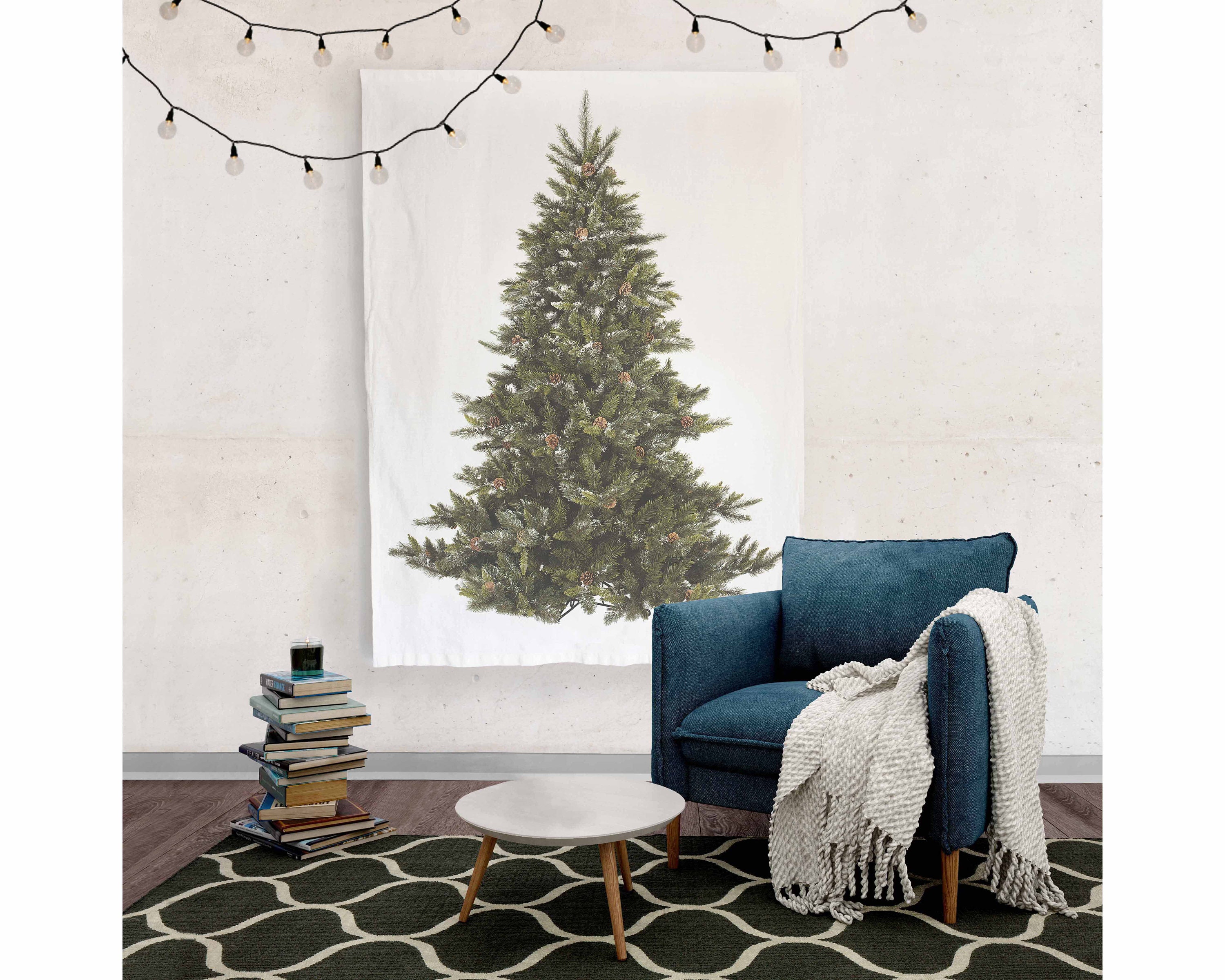 Tapestry, tree decor, wall tapestry, wall hanging, Fir Tapestry
