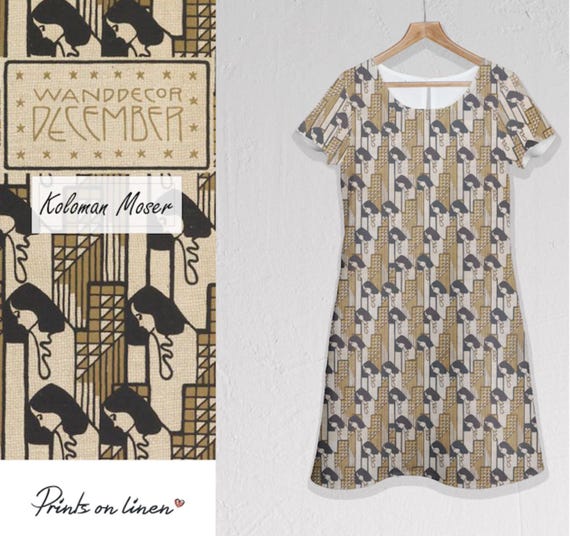 Linen dress, Koloman Moser, December