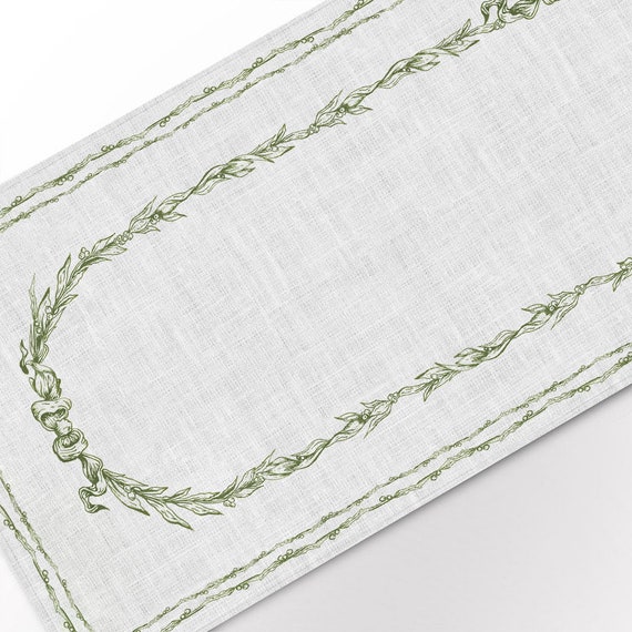 Table runner, Elegantly Minimal Christmas, 100% linen, linen table runner, Winter table top, Table centerpiece, Decorative accent