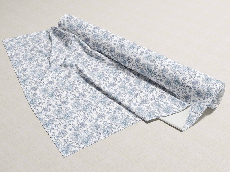 Tissu en lin, Vintage floral, Tissu par mètre, Tissu au mètre, 100 % lin, Tissu de décoration de mariage, Linge de maison de mariage image 5