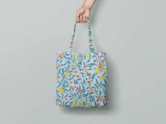 Tote bag, William Morris, Four Fuits, linen bag, art print, 100% linen bag