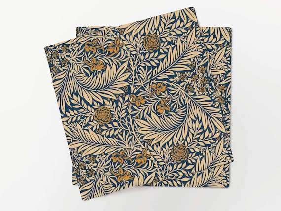 Napkins set, Vintage Flowers, Linen napkins, Housewarming gift, Hand made napkins, napkins fabric, matching linen, napkins pattern