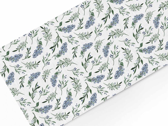 Table runner, Garden Grace, linen table runner, wedding gift, wedding table decor, linen table top, 100% linen, custom size