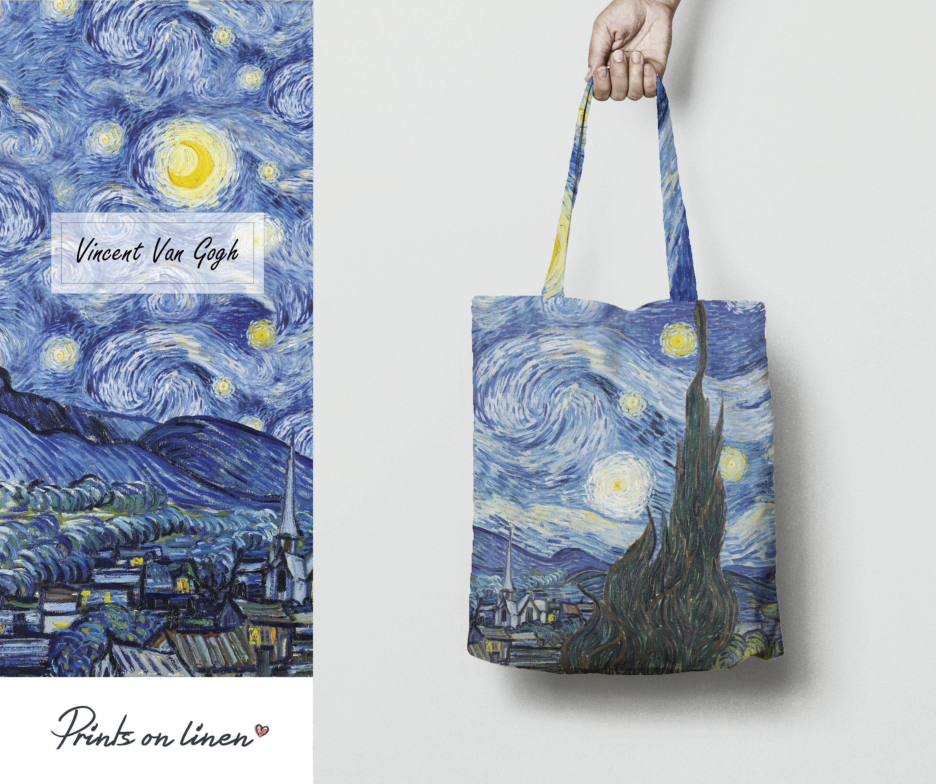 Van Gogh Starry Night Tote Bag