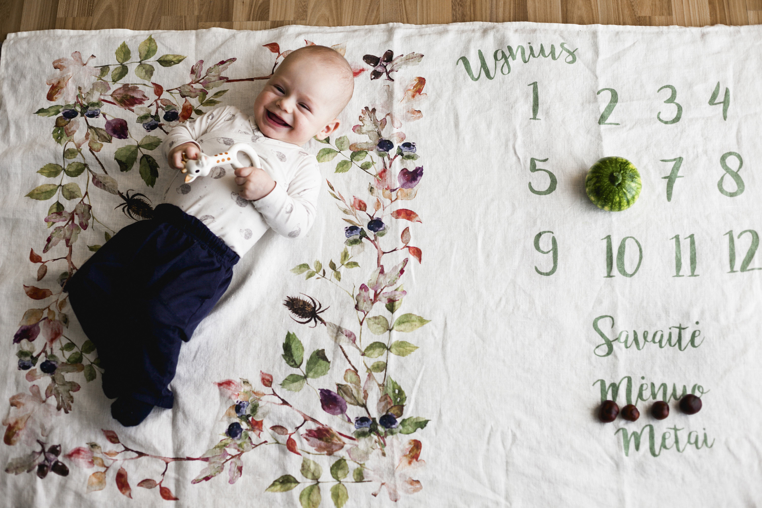 Milestone blanket Custom baby blanket Growth blanket Baby Etsy