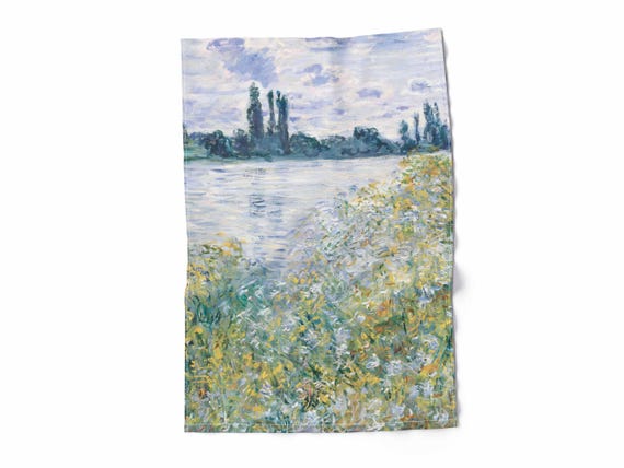 Kitchen towel, Ile aux Fleurs near Vétheuil, Claude Monet, 1880.