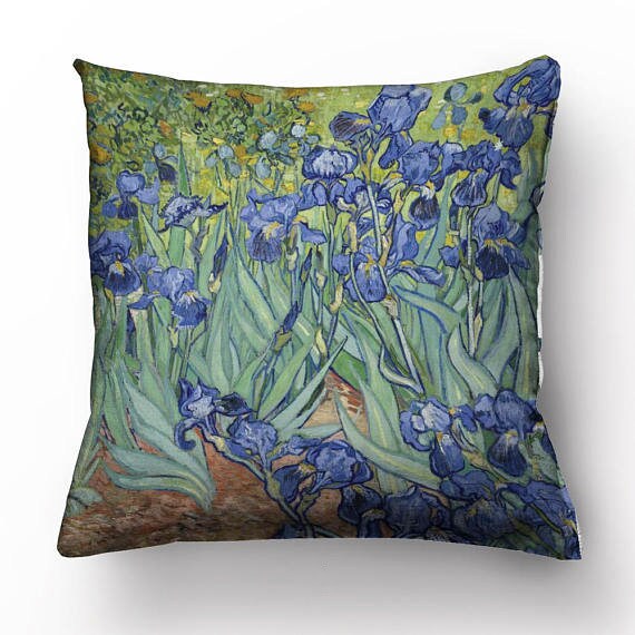 Van Gogh, Cushion cover, cushion, linen, decorative pillows, throw pillow, pillow cover, pillow case, home decor, vintage style