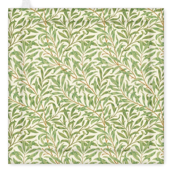 Pot Holder, William Morris, Willow Bough, kitchen accessory, linen pot holder, kitchen decoration