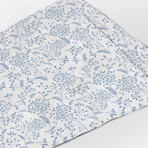 Placemats set, Toile Meadow, blue linen placemats, linen placemats, 100% linen, wholesale prices