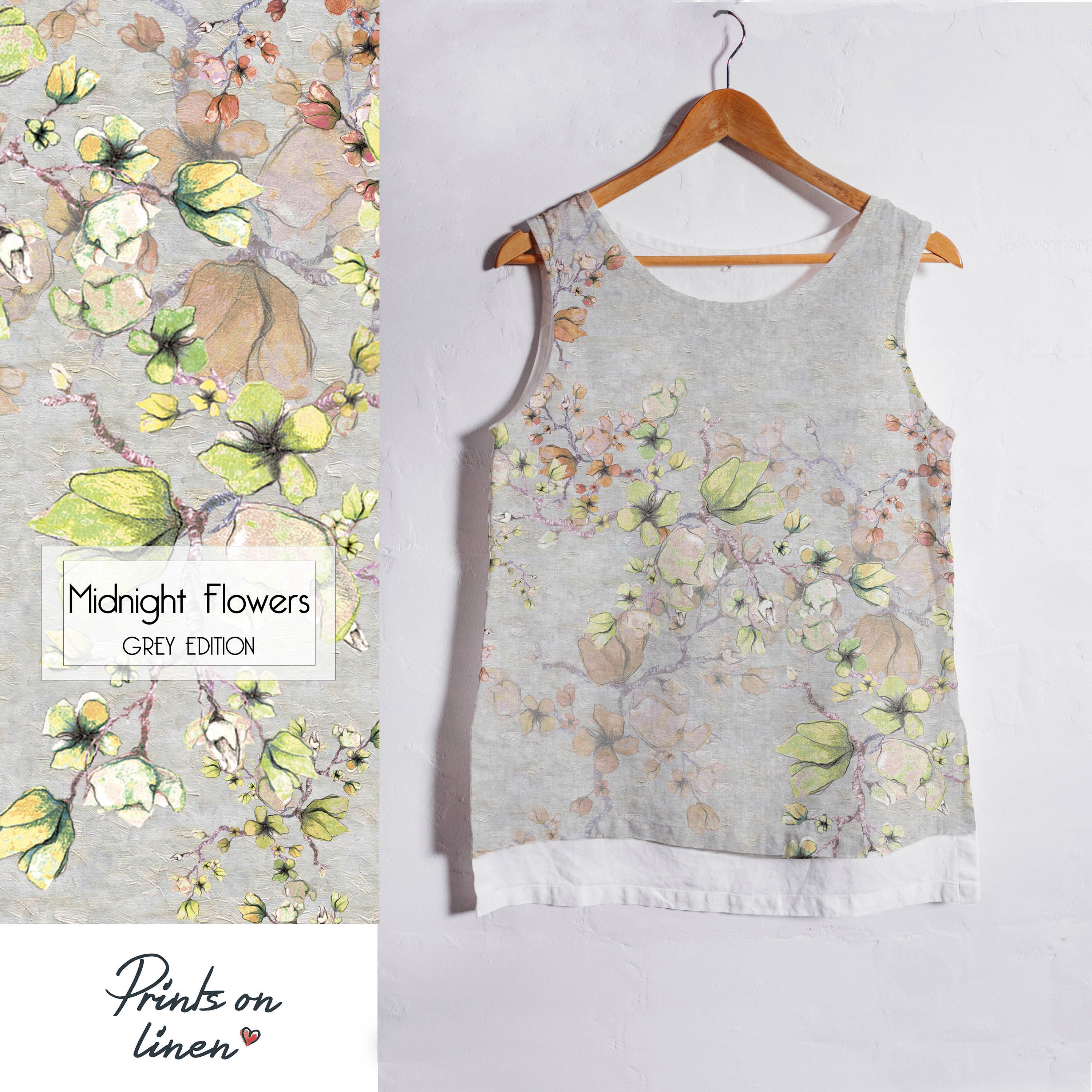 Summer Blouse Womens Top 100% Linen 