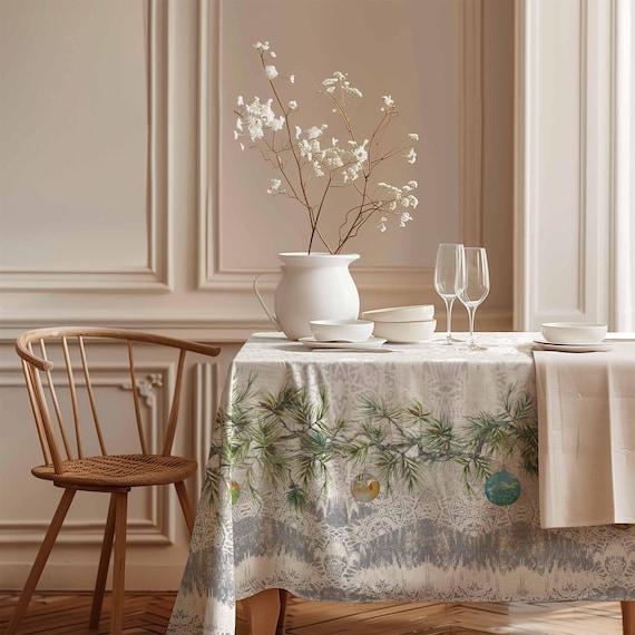 Tablecloth "1889 Christmas", Van Gogh decorations, Christmas tablecloth, Christmas decorations, Vintage Christmas, Vincent van Gogh