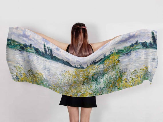 Linen scarf, Ile aux Fleurs near Vétheuil, Claude Monet, 1880.