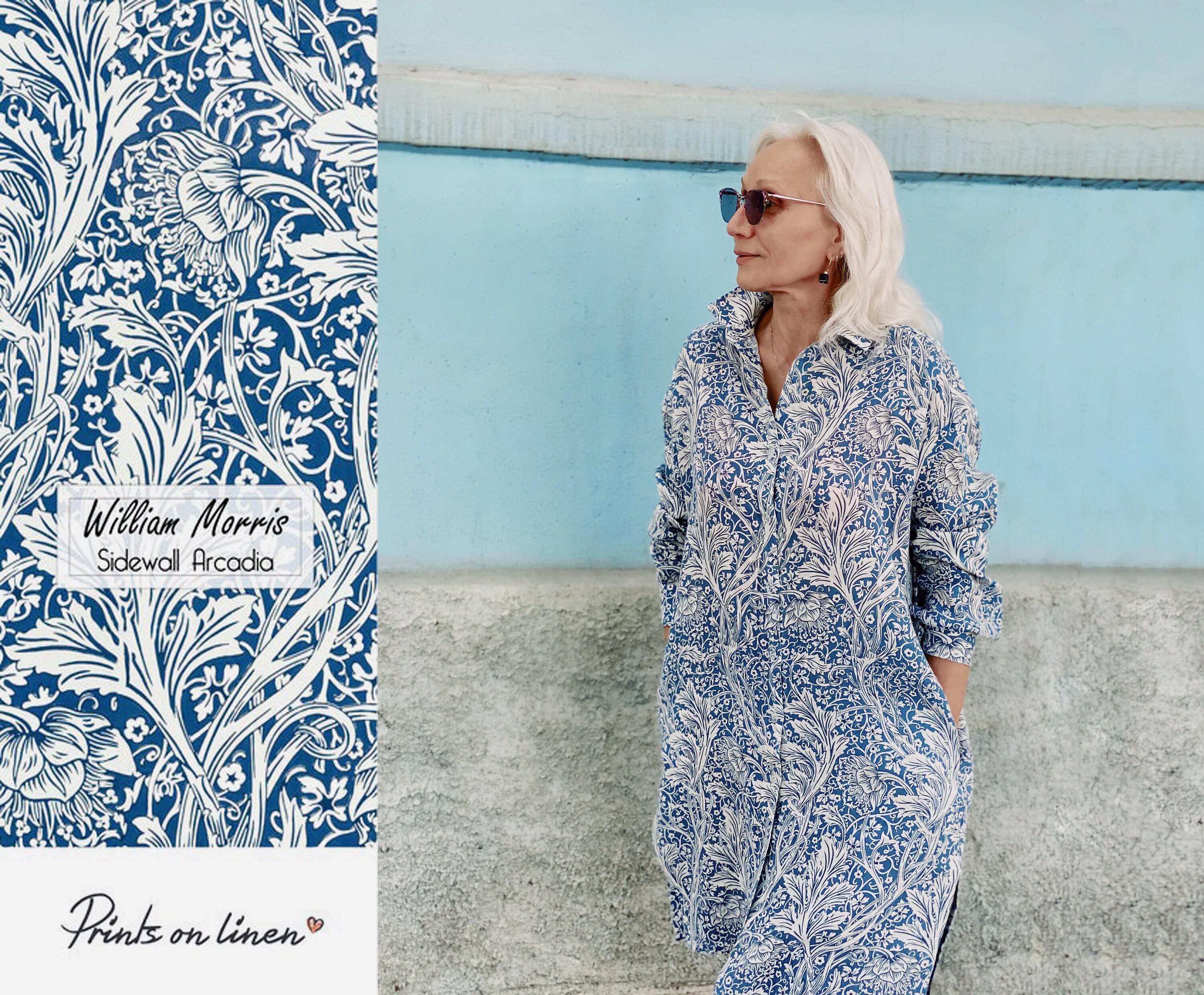 william morris shirt dress
