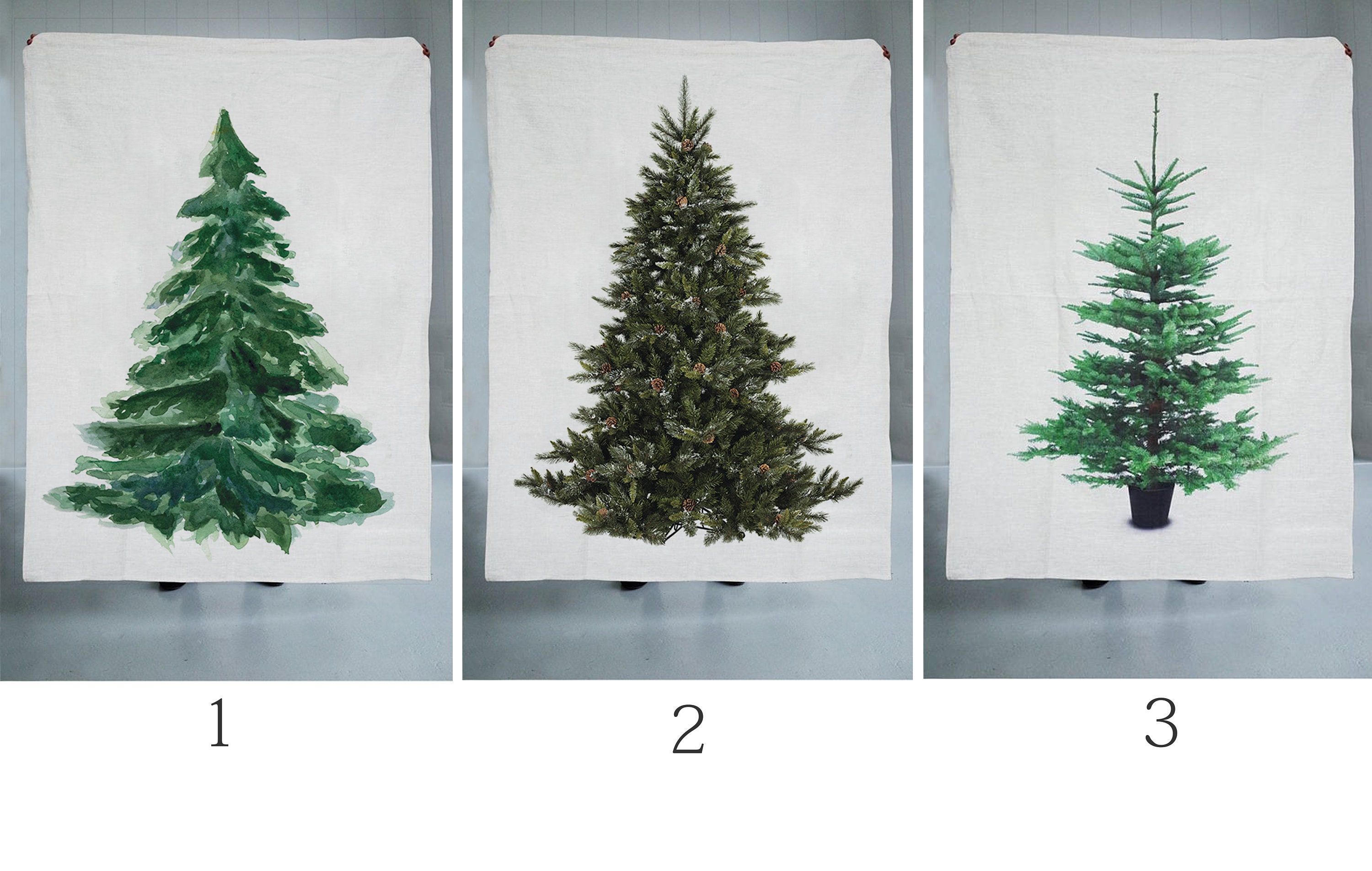 wall mounted christmas tree