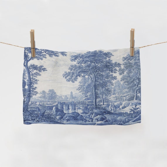 Towel, linen towel, kitchen towel, tea towel, vintage towel, vintage decor, Frederik van Frytom, fabric towel, hand made towel, linenislove
