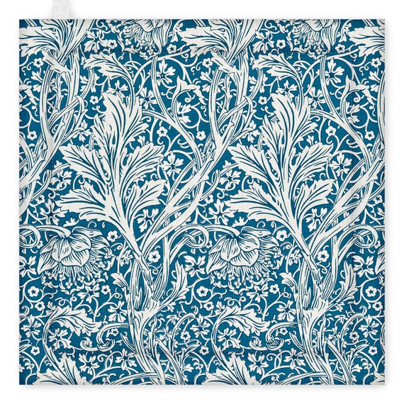 Pot Holder, William Morris, Sidewall Arcadia, kitchen accessory, linen pot holder, kitchen decoration