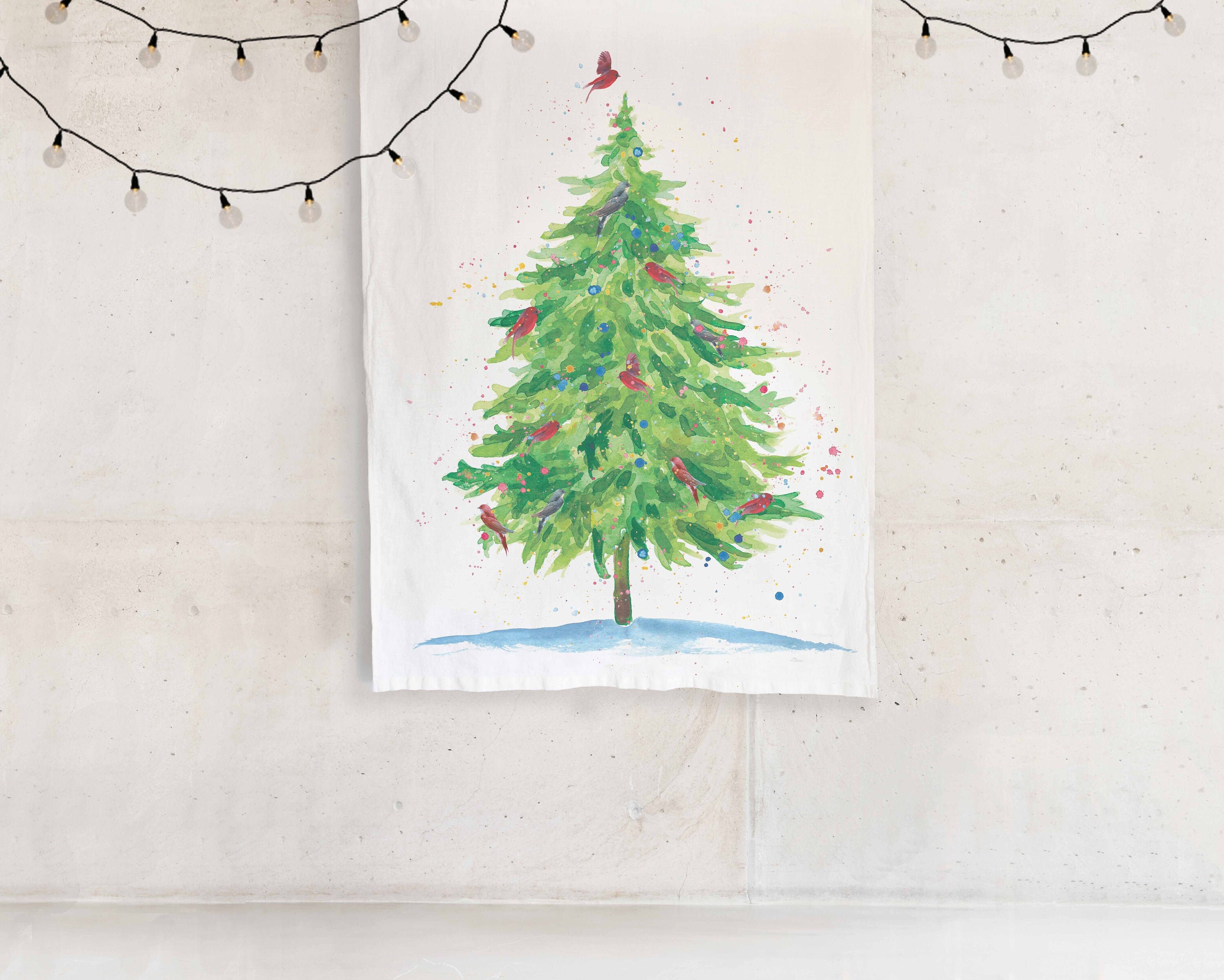 Tapestry Christmas tree, Merry Christmas, tree decor, wall tapestry, Fir Tapestry, Christmas 