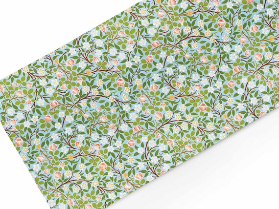 Table runner, William Morris, Clover, 100% linen