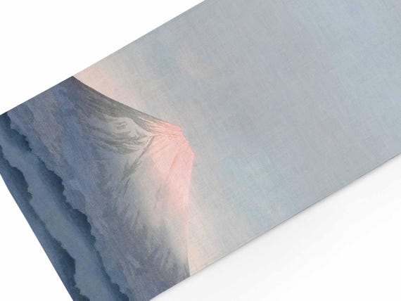Table runner, Mount Fuji From Mizukubo, Hiroaki Takahashi, 100% linen