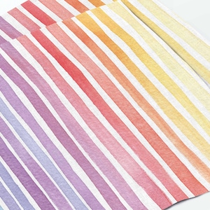 Placemats, regenboogstrepen, 100% linnen