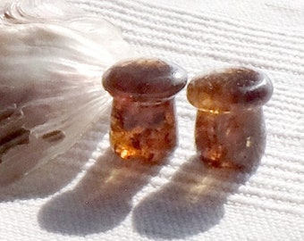 Ecarteurs 8,5 mm en ambre du Mexique - Bijou en ambre "Chantico"