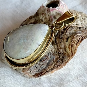 Mayan Lilac jade pendant - Jade jewelry - &quot;Queen of Uxmal&quot;