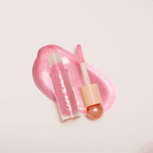 Sparkly Pink High Shine Lip Gloss - Cruelty-Free Lip Gloss -  Glossy Lip Makeup - Non-Sticky Lip Gloss - Tween Lip Gloss - Kids Lip Gloss