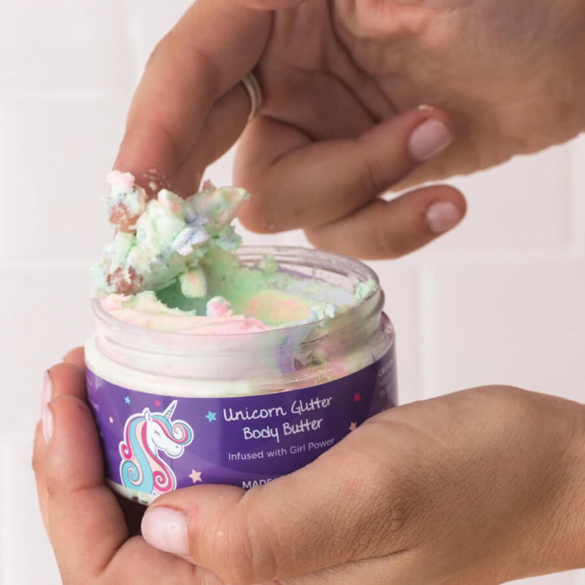 UNICORN BODY BUTTER Glitter Body Butter Cotton Candy Body Etsy