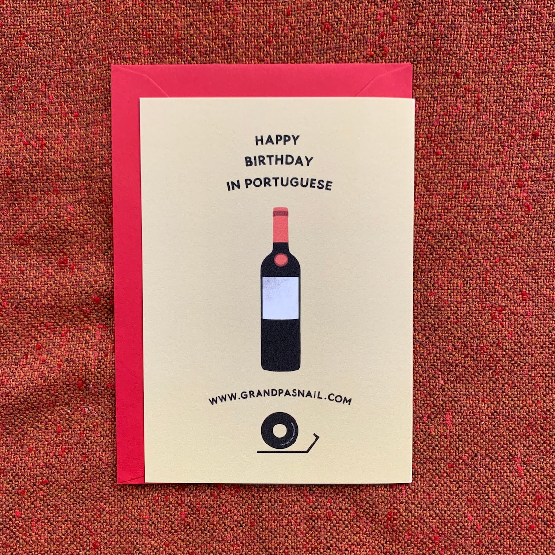 Happy Birthday in Portuguese Portuguese birthday card Feliz Etsy