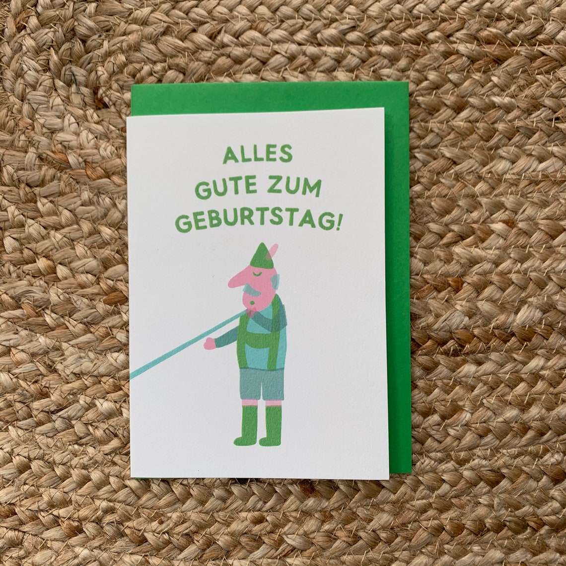 Feliz cumpleaños en alemán tarjeta de cumpleaños alemana Etsy