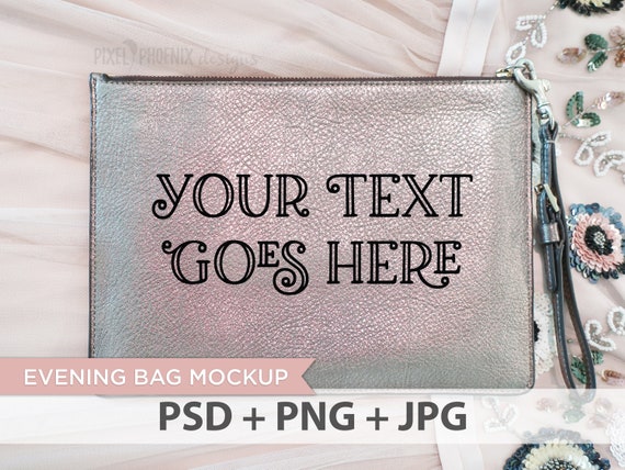 Evening Bag Mockup Photo Clutch Bag Mockup Clutch Mockup