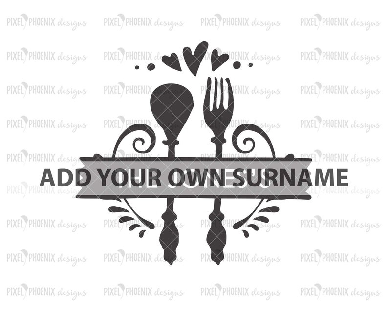 Download Kitchen Split Monogram Farmhouse Svg Kitchen Cut File Utensil Svg Housewarming Svg Tea Towel Svg Kitchen Monogram Svg Clip Art Art Collectibles