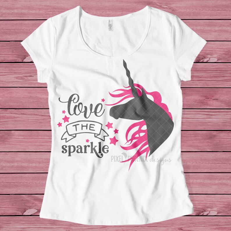 Download Love The Sparkle SVG Unicorn SVG file unicorn cut file | Etsy