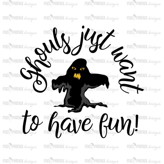 Ghouls Svg File Halloween Svg Halloween Clipart Halloween Etsy