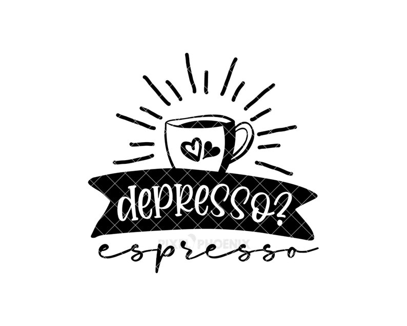 Download Depresso Espresso Coffee SVG file Coffee Quote SVG SVG cut | Etsy