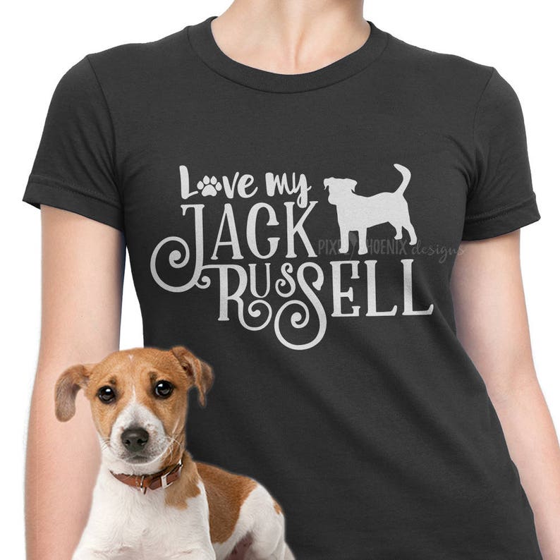 Love My Jack Russell Jack Russell SVG Svg for Cricut Vinyl - Etsy Australia