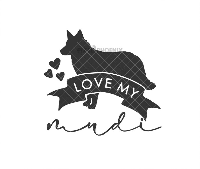 Love My Mudi Mudi SVG Cut File Svg for Cricut Dog Lover Etsy