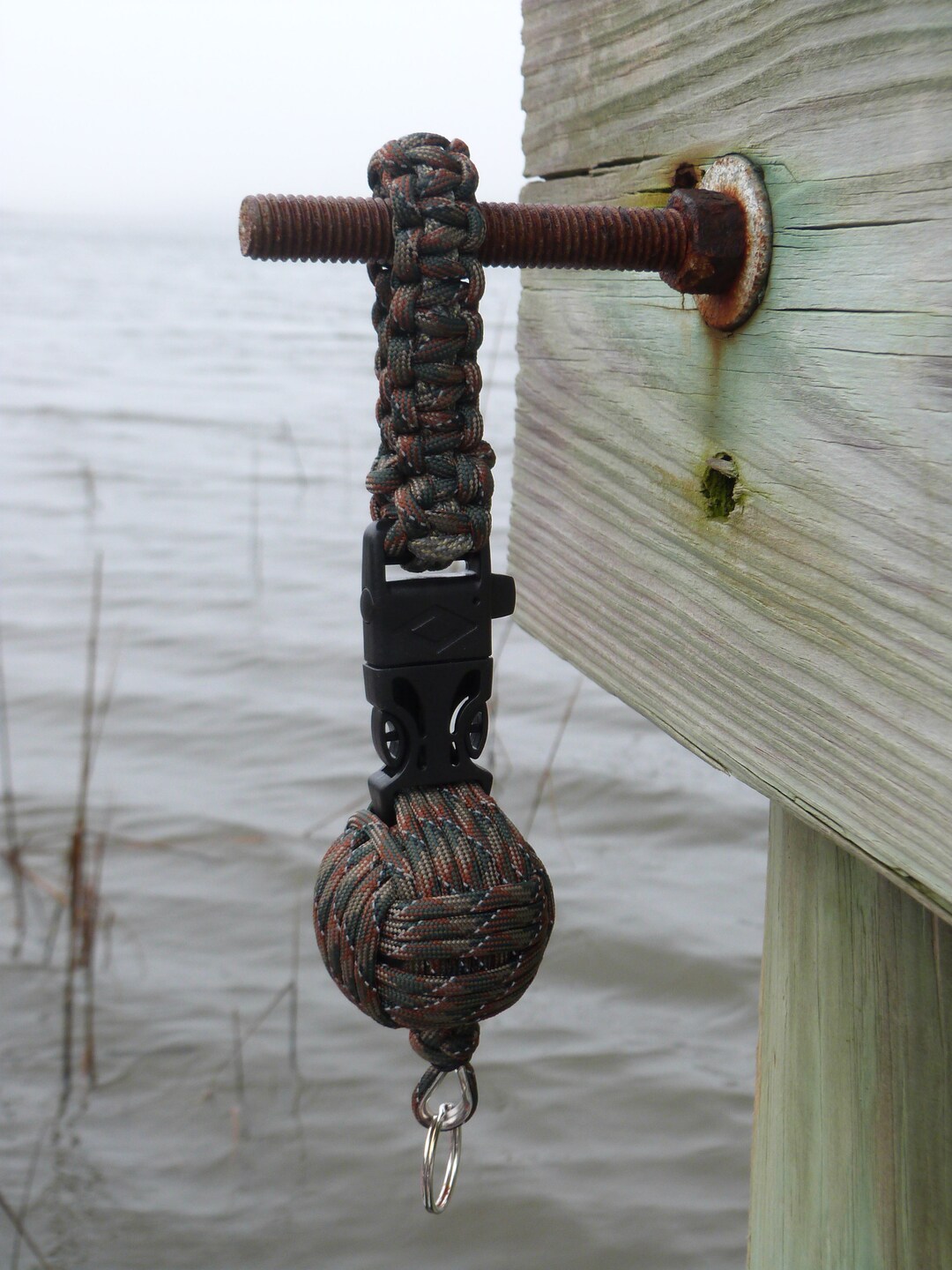Monkey Camera Chain Monkey Fist Floating Reflective Key Chain With Belt Attachment Woodland ...