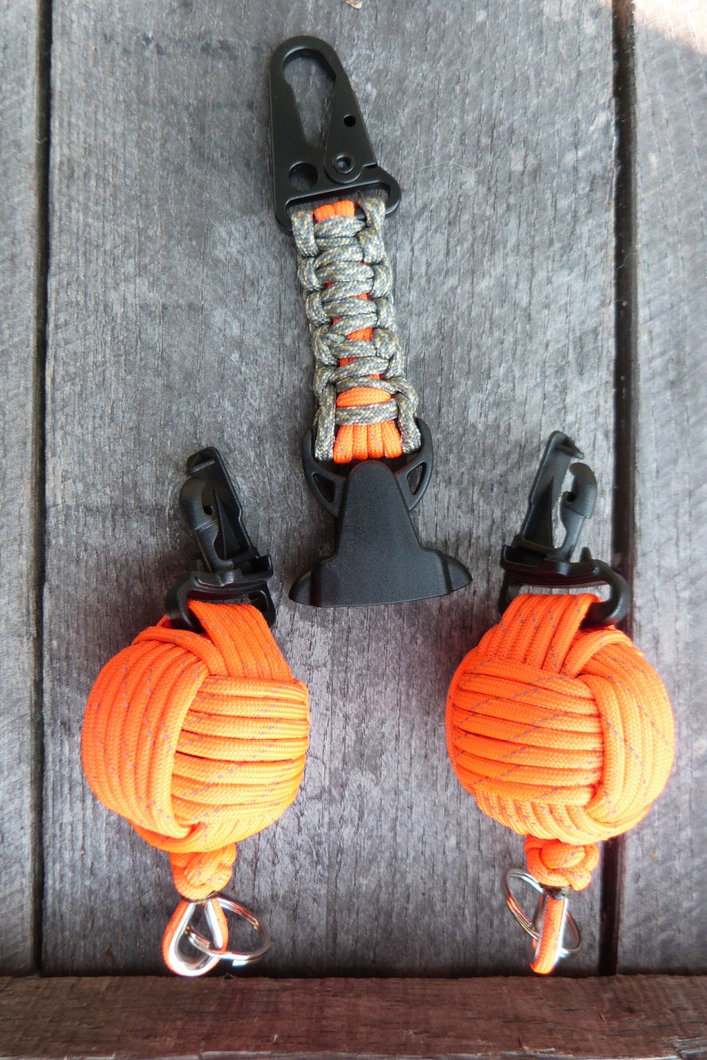 Double Floating Key Chain With HK Clip - Etsy