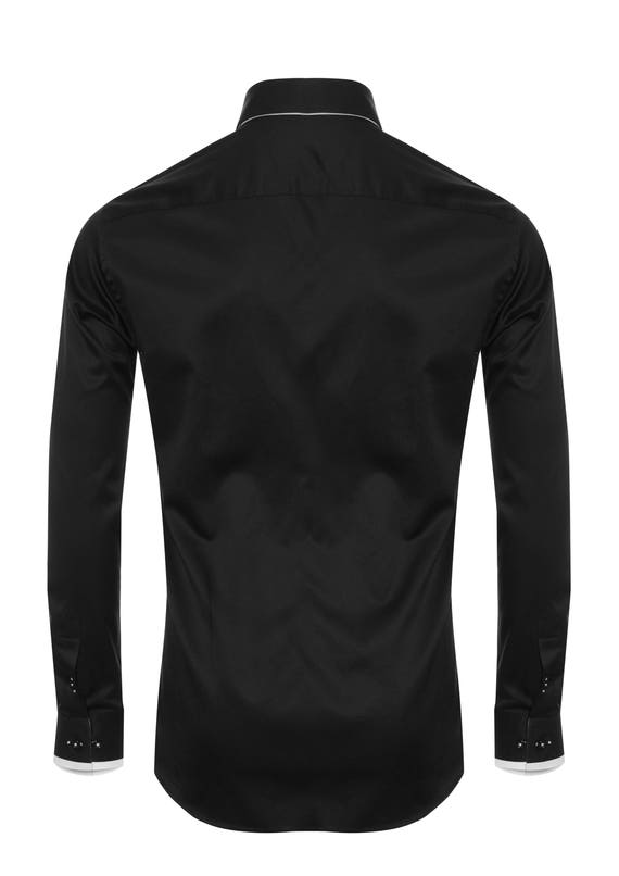 Giorgio Capone Premium Herrenhemd schwarz mit weißen | Etsy Giorgio Capone Premium Herrenhemd schwarz mit weißen | Etsy