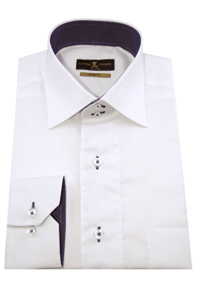 Giorgio Capone Premium Diseño Camisa de Hombre 100% Algodón Giorgio Capone Camisa para hombre, 100 % algodón, diseño a