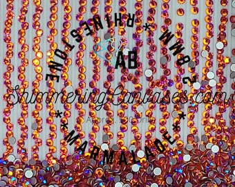 Diamond Painting Round Rhinestones 2.8mm Marmalade AB