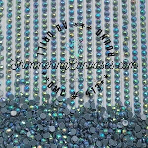 Diamond Painting Round AB Drills 14 gram bag DMC #413- Pewter Grey, Dark